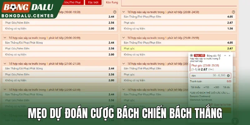 Mẹo dự đoán cược bách chiến bách thắng