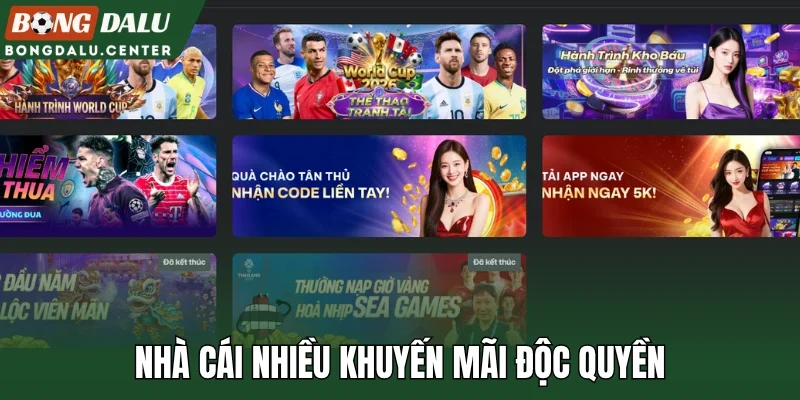 Nhà cái nhiều khuyến mãi độc quyền