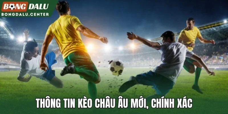 Thông tin kèo châu Âu mới, chính xác