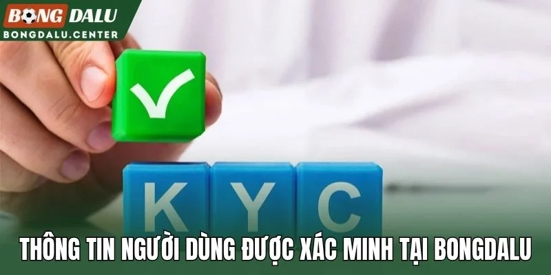 Thông tin người dùng được xác minh tại Bongdalu