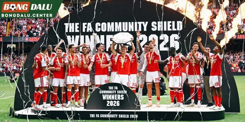 Arsenal thắng đậm Man City, chính thức sở hữu Siêu cúp Anh lần thứ 18