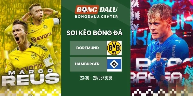 soi kèo nhà cái Dortmund vs Hamburger - Bundesliga, 29/08/2026