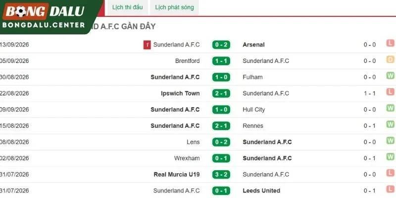 Nhận xét về chuỗi thành tích Sunderland đạt được