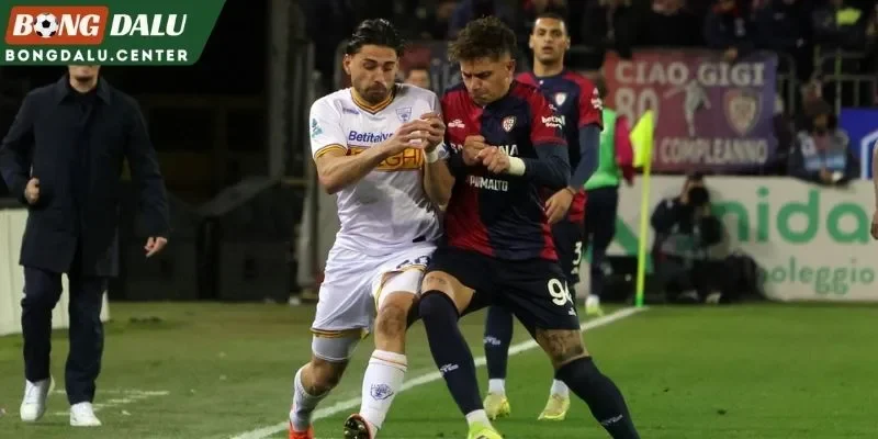 Sự tương phản giữa Cagliari và Lecce